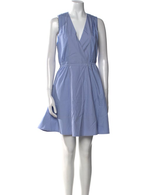 Derek Lam V-Neck Mini Dress