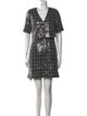 Derek Lam 10 Crosby Plaid Print Mini Dress