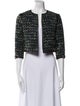 Derek Lam Wool Tweed Pattern Bolero
