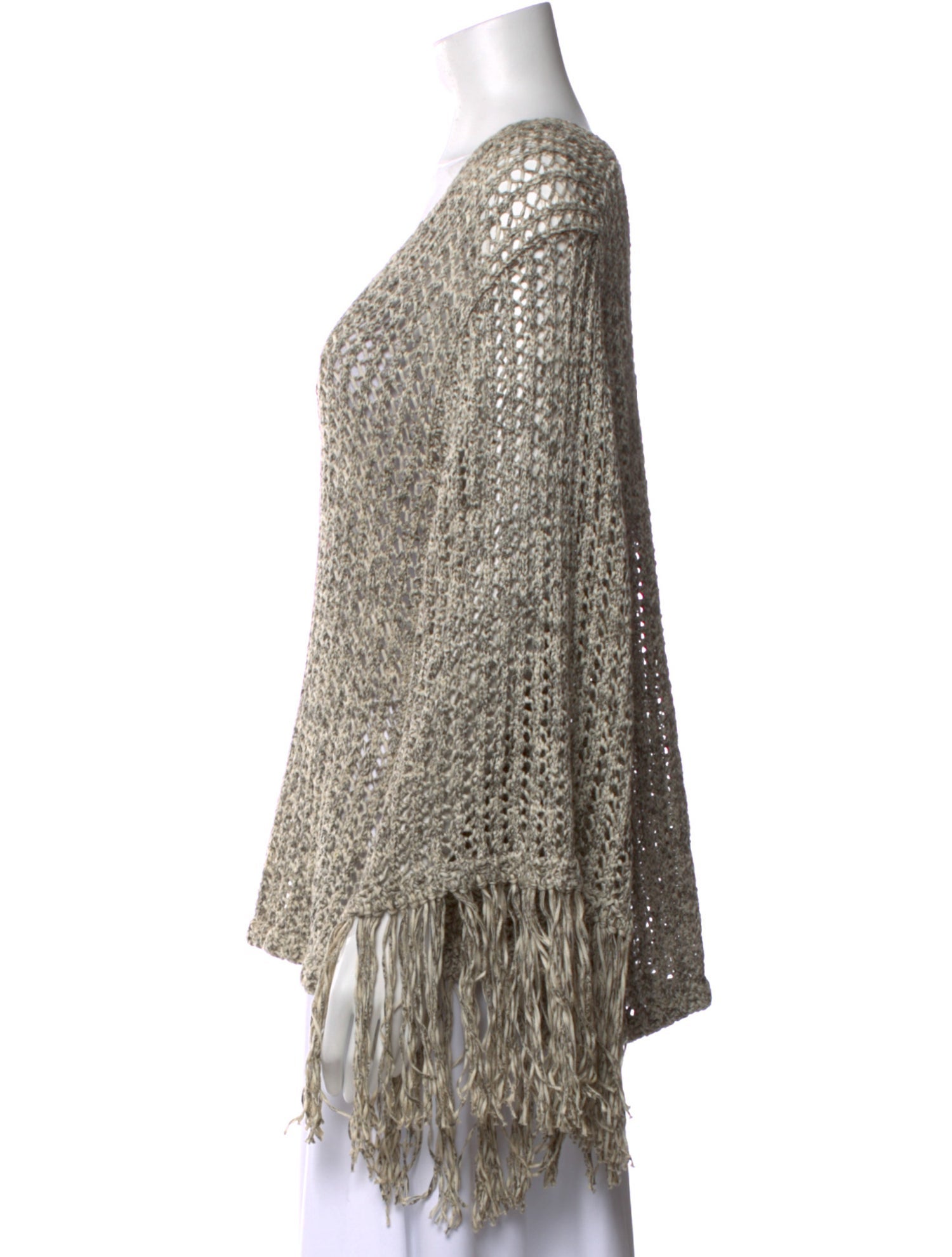 Derek Lam Printed V-Neck Sweater