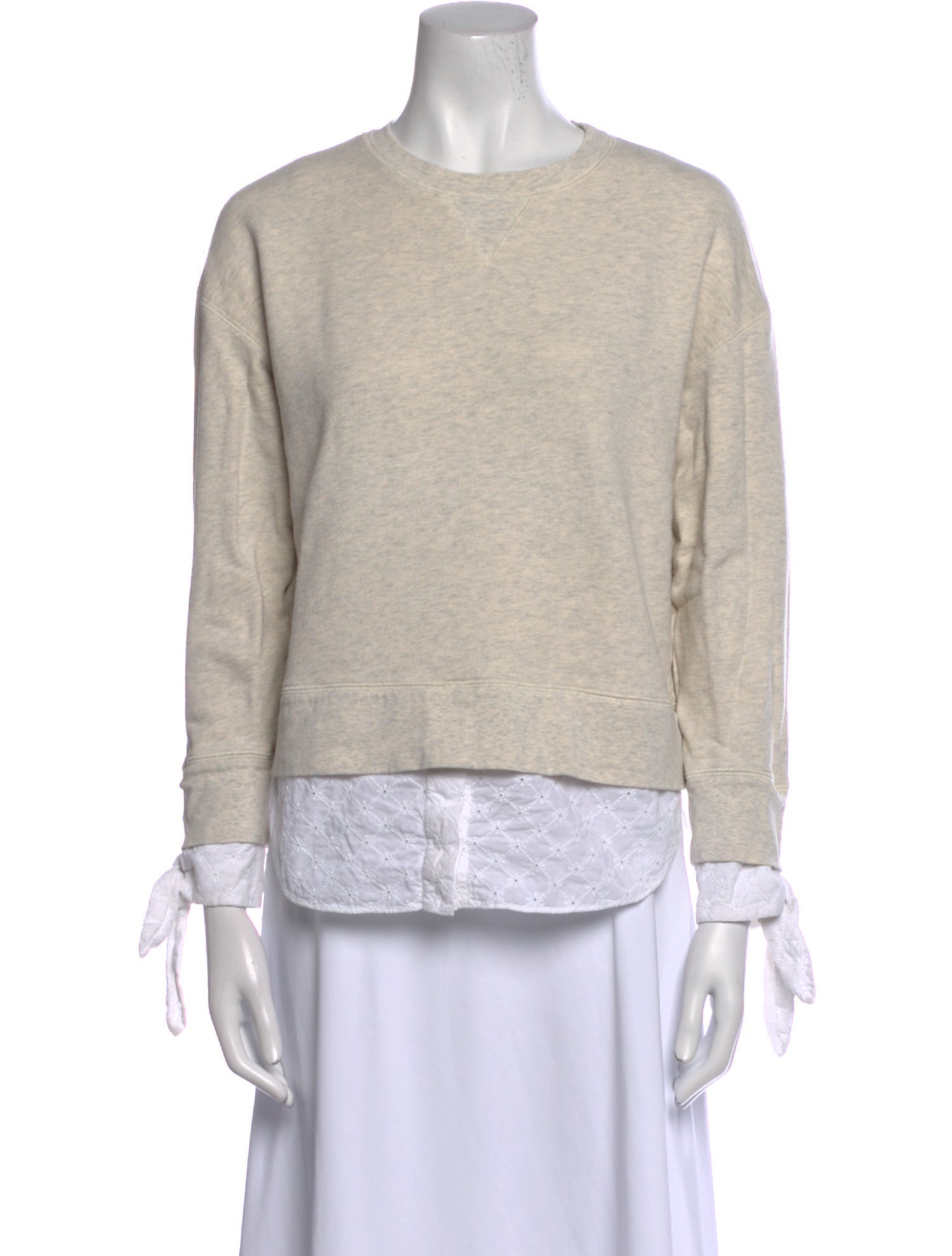 Derek Lam Crew Neck Long Sleeve Sweatshirt