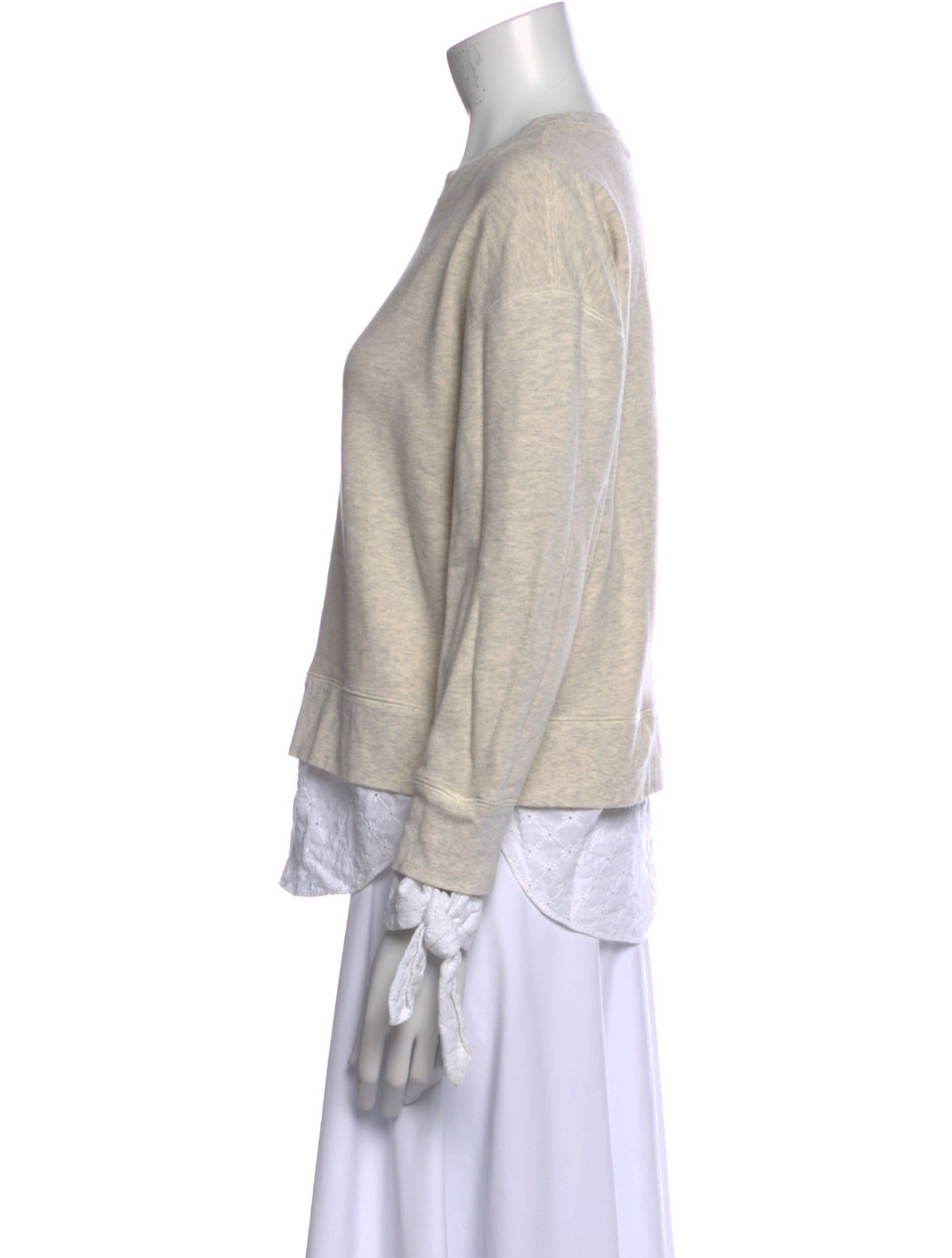 Derek Lam Crew Neck Long Sleeve Sweatshirt