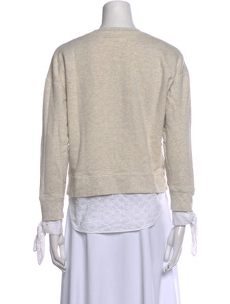 Derek Lam Crew Neck Long Sleeve Sweatshirt