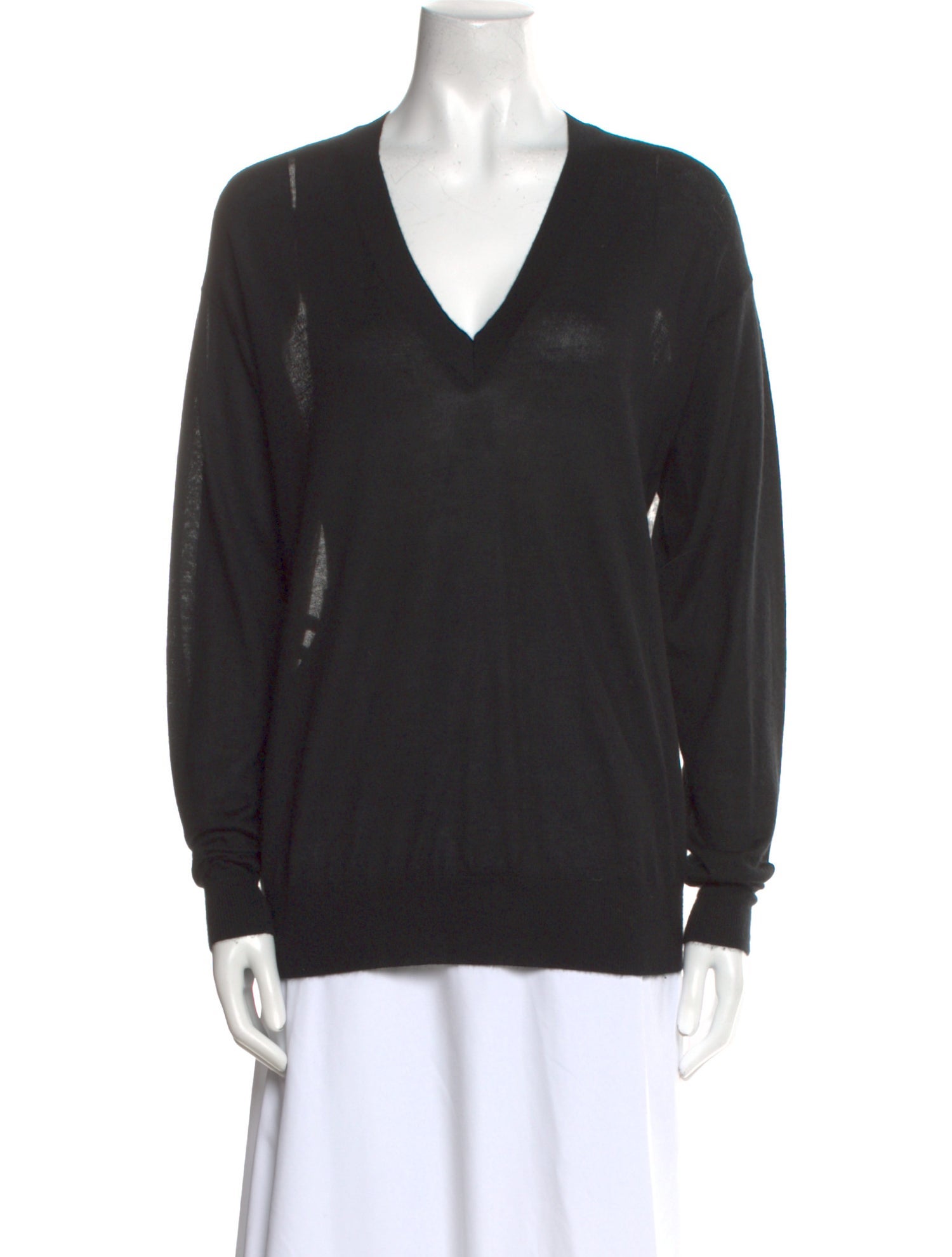 Derek Lam Wool V-Neck Sweatshirt