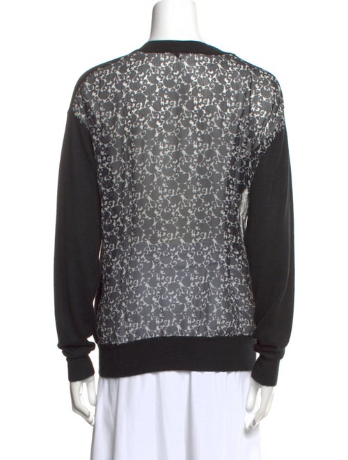 Derek Lam Wool V-Neck Sweatshirt
