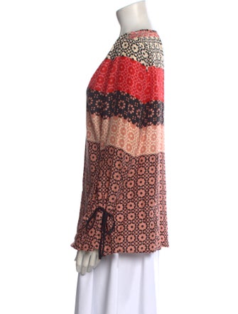 Derek Lam Silk Printed Blouse