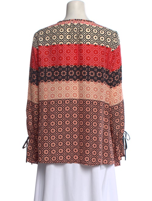 Derek Lam Silk Printed Blouse