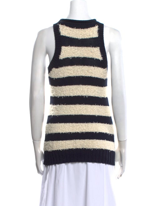 Derek Lam Striped Crew Neck Top