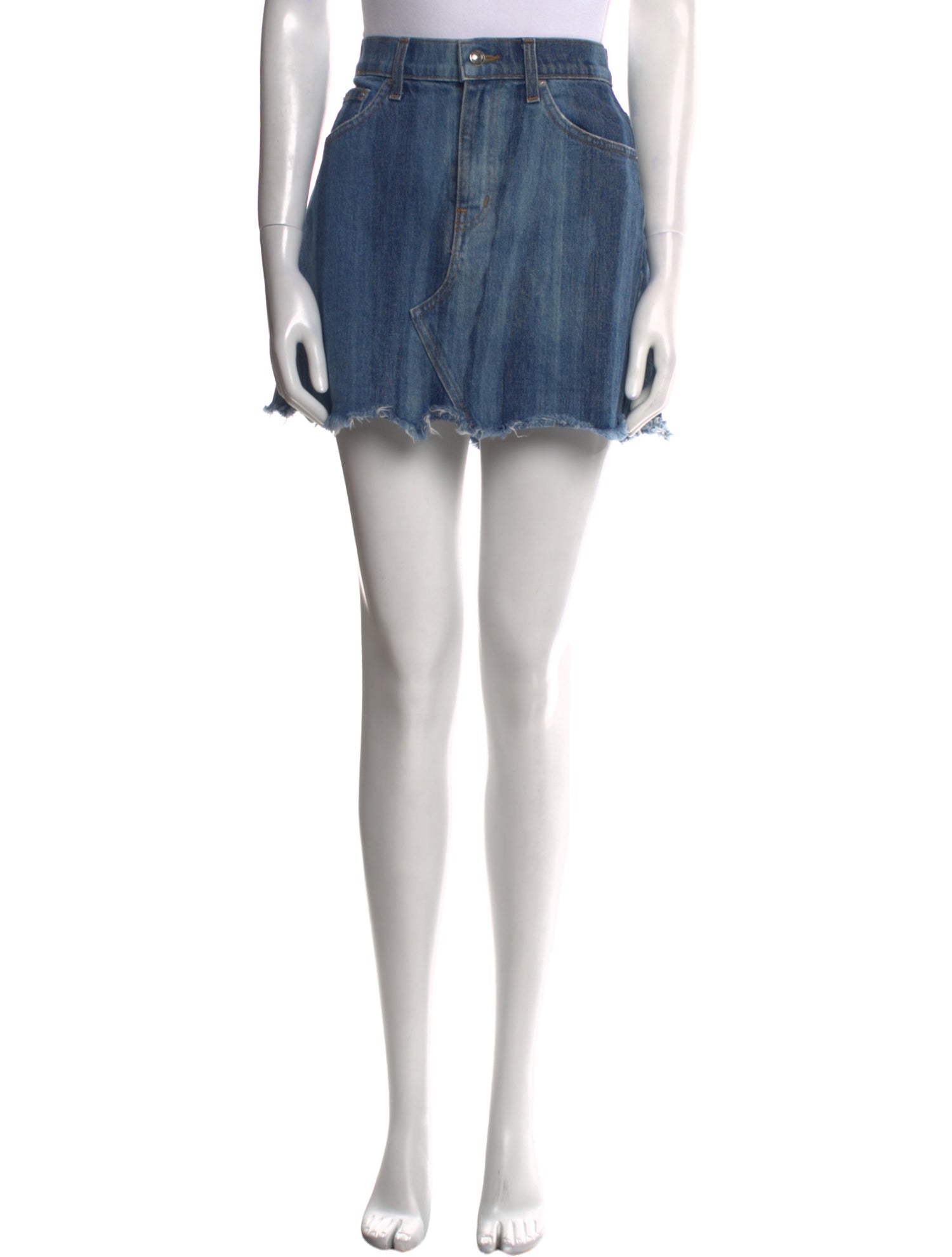 Derek Lam Distressed Accents Mini Skirt