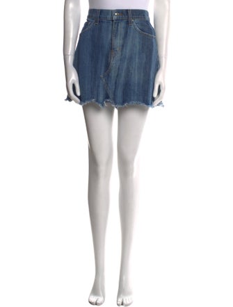 Derek Lam Distressed Accents Mini Skirt