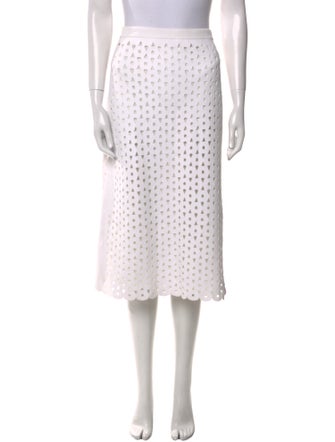 Derek Lam Lace Pattern Midi Length Skirt