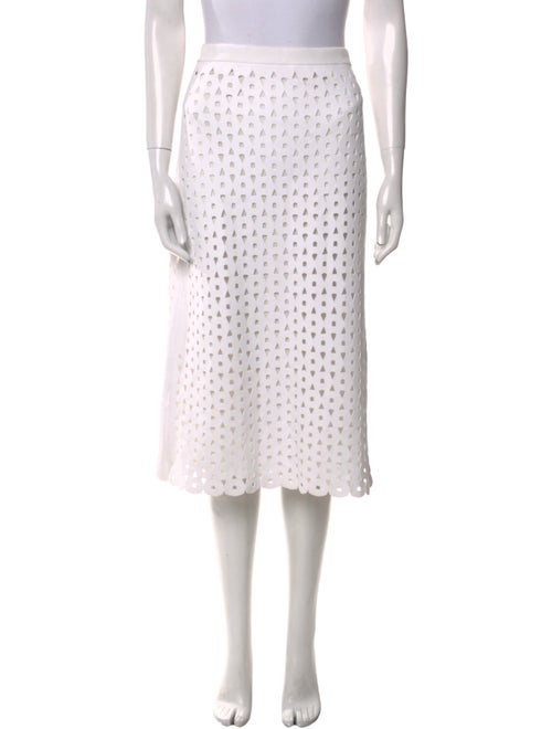 Derek Lam Lace Pattern Midi Length Skirt