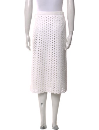 Derek Lam Lace Pattern Midi Length Skirt