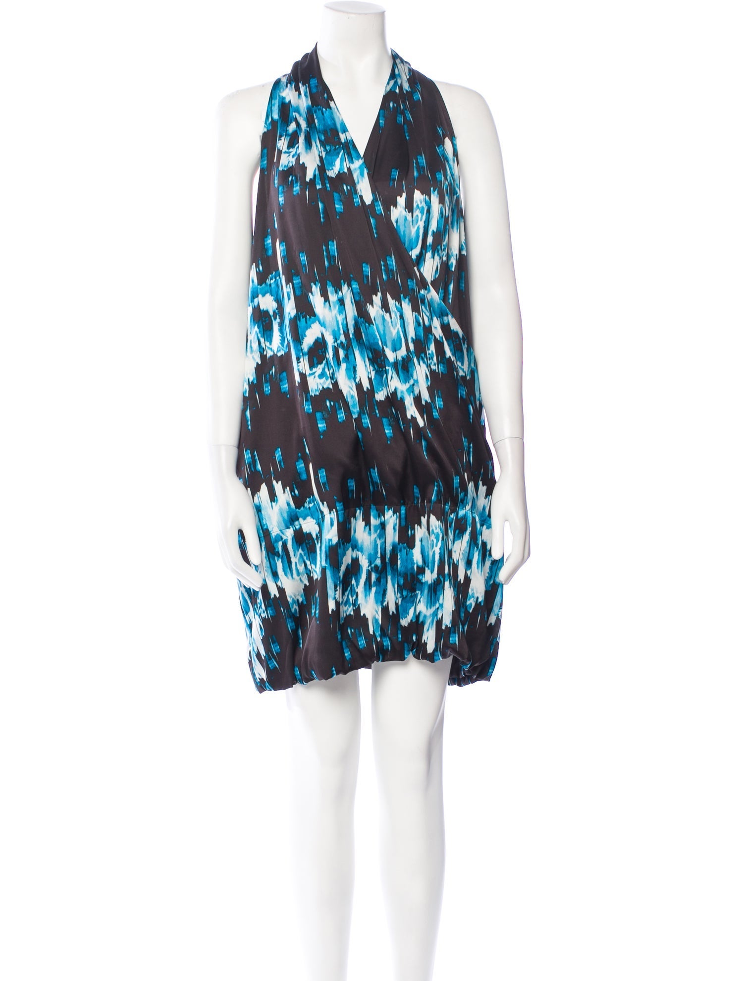 Derek Lam Tie-Dye Print Mini Dress