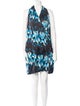 Derek Lam Tie-Dye Print Mini Dress