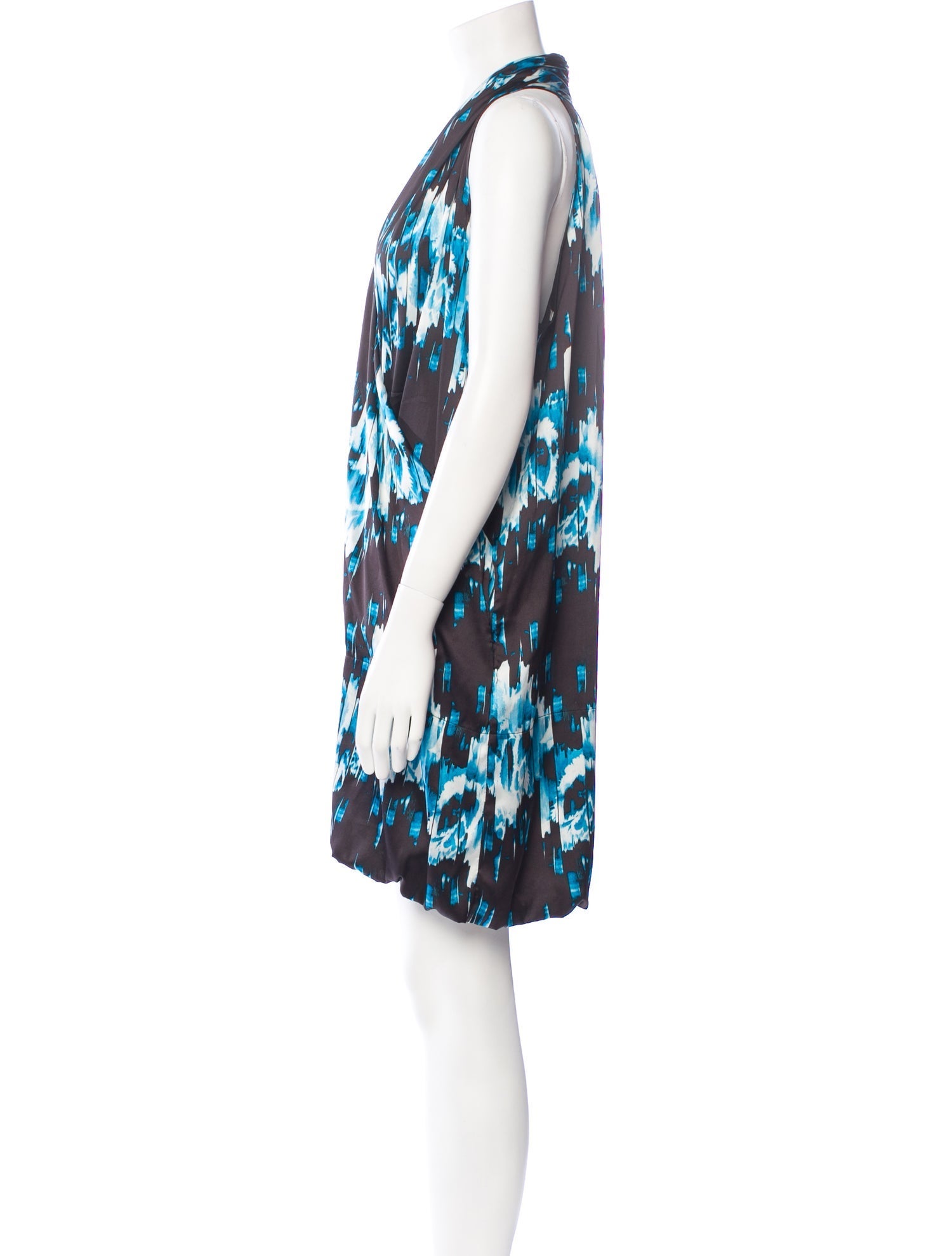 Derek Lam Tie-Dye Print Mini Dress