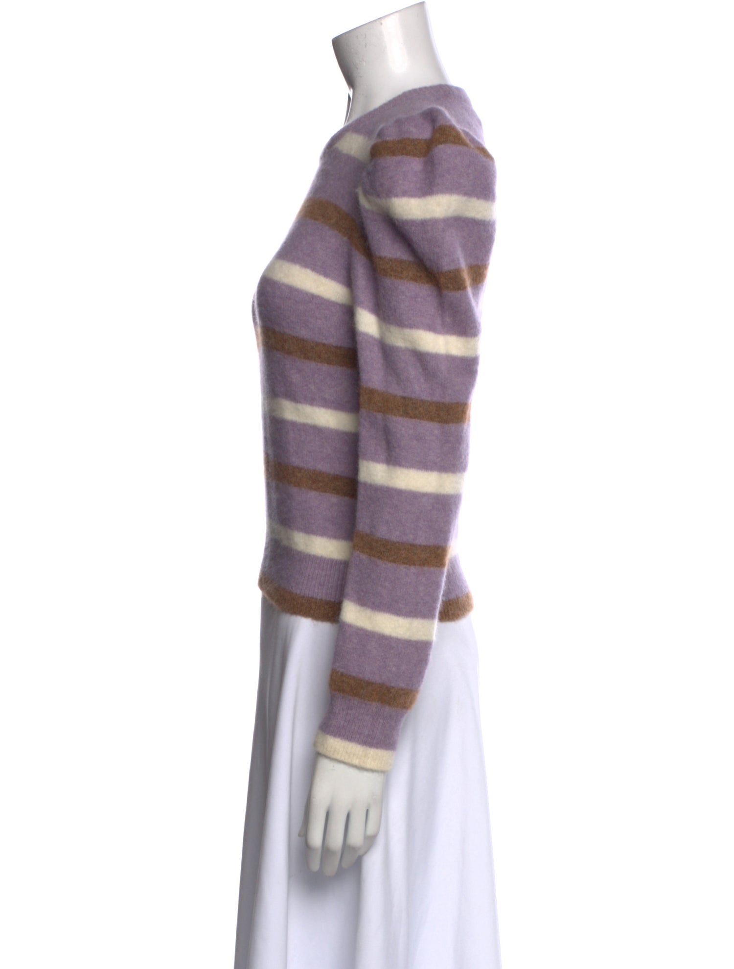Derek Lam Striped Crew Neck Sweatshirt