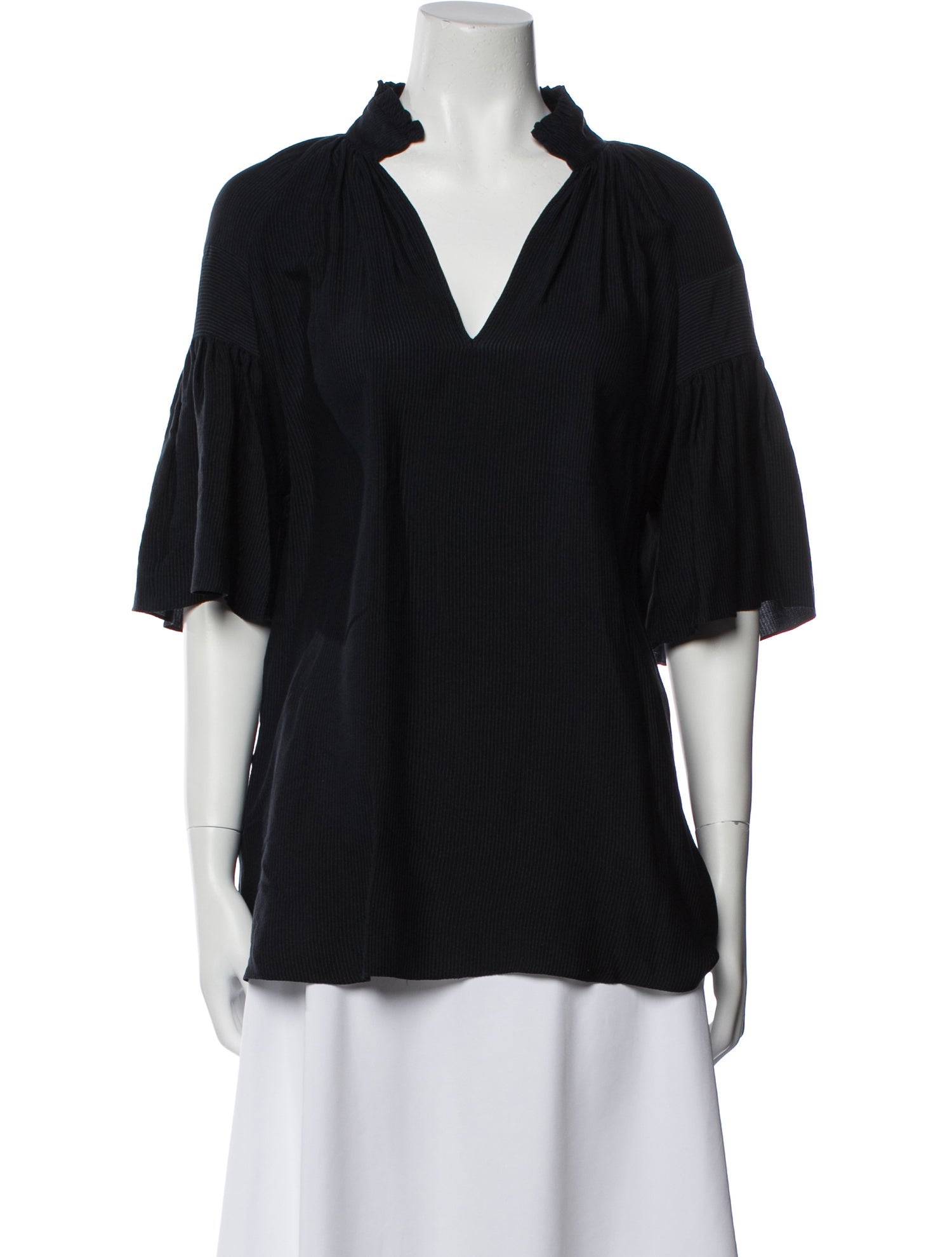 Derek Lam Silk V-Neck Blouse