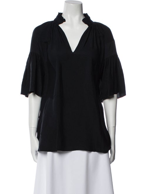 Derek Lam Silk V-Neck Blouse