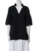 Derek Lam Silk V-Neck Blouse