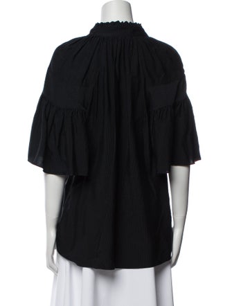 Derek Lam Silk V-Neck Blouse