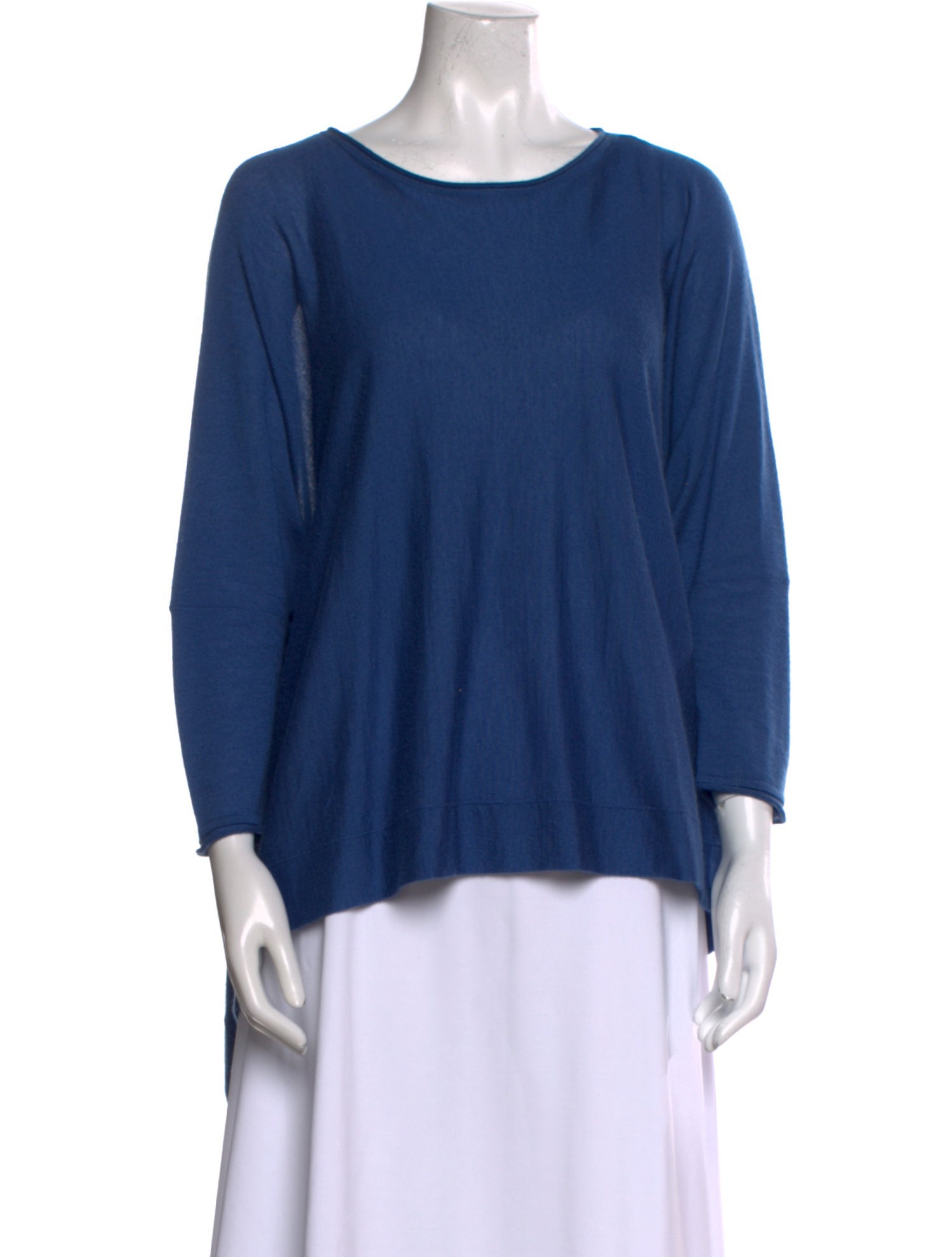 Derek Lam Cashmere Scoop Neck Blouse