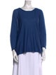 Derek Lam Cashmere Scoop Neck Blouse