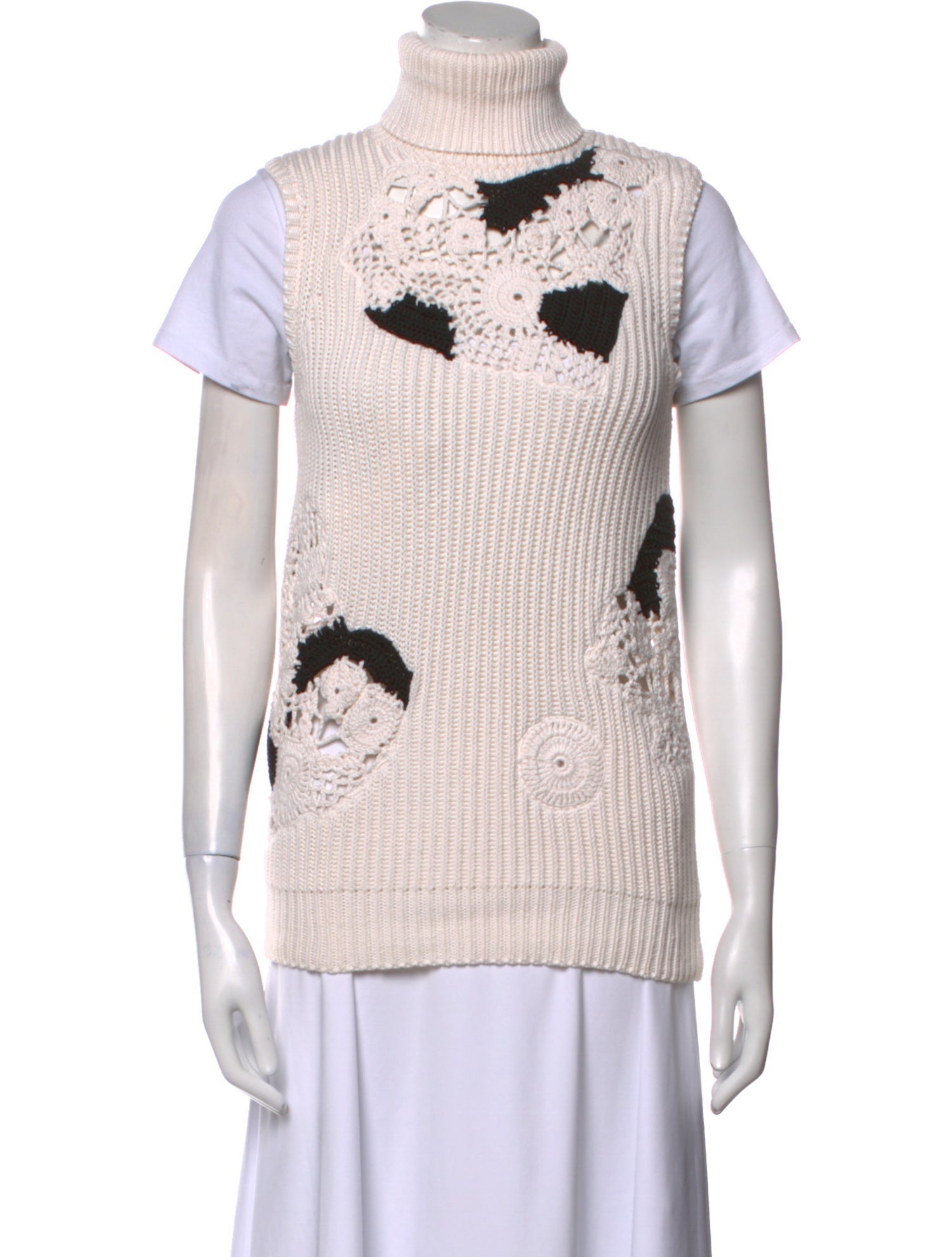 Derek Lam Printed Turtleneck Sweater