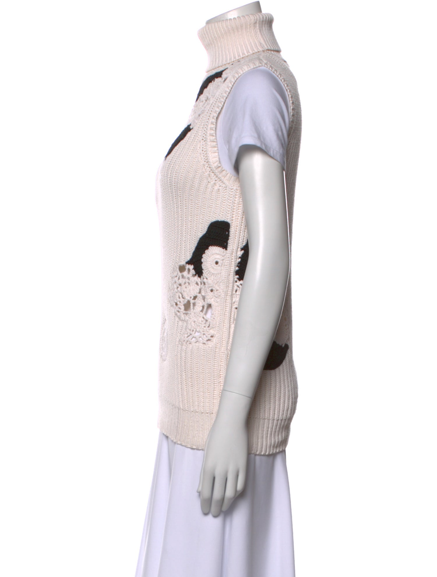 Derek Lam Printed Turtleneck Sweater