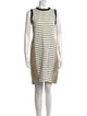 Derek Lam Striped Knee-Length Dress