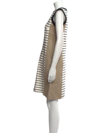 Derek Lam Striped Knee-Length Dress