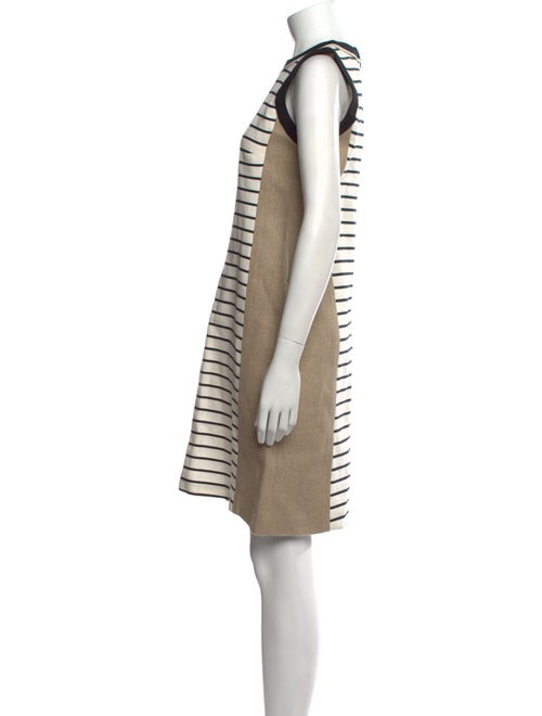 Derek Lam Striped Knee-Length Dress