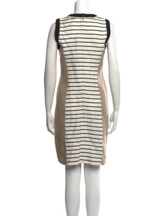 Derek Lam Striped Knee-Length Dress