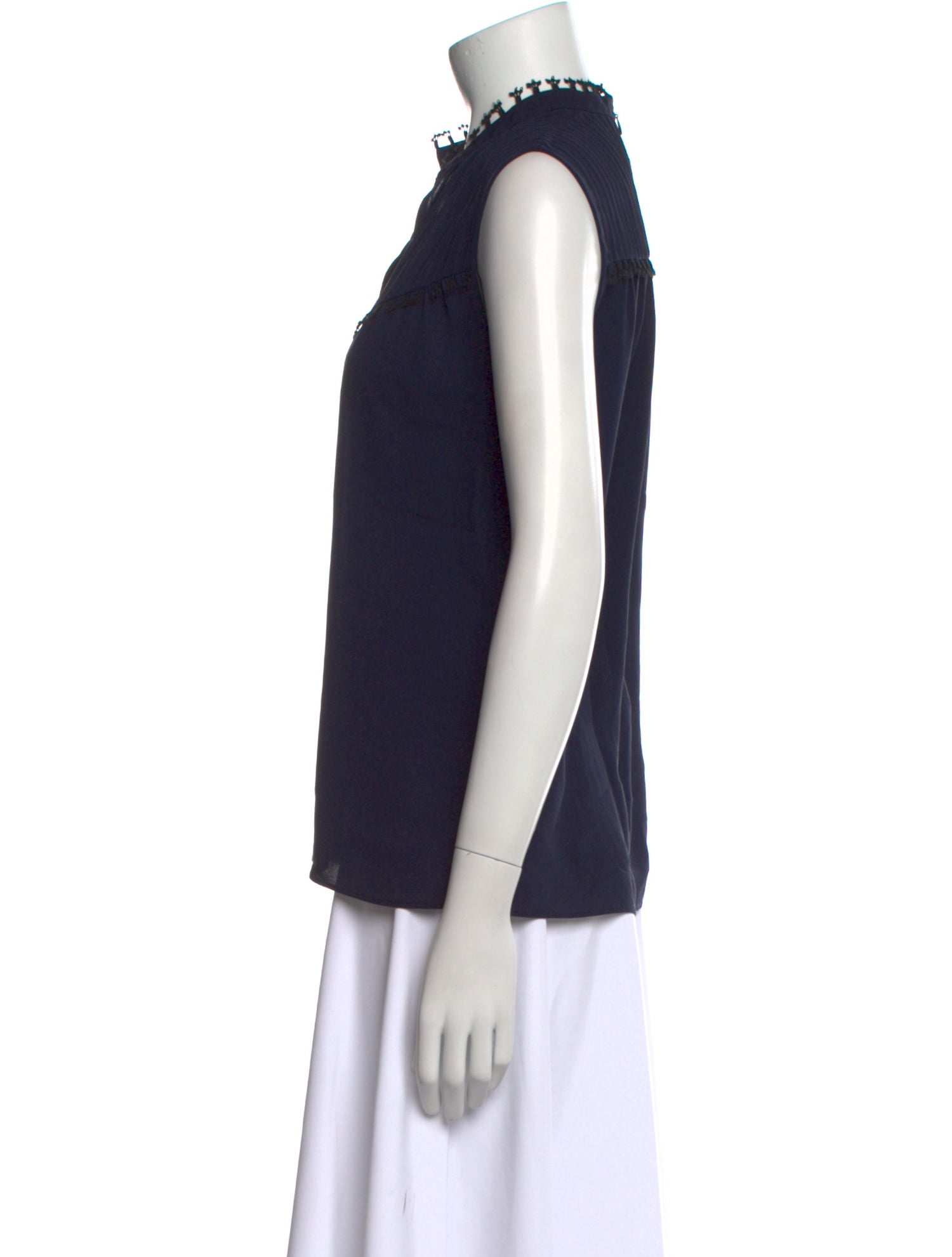 Derek Lam Silk V-Neck Top