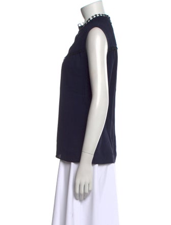 Derek Lam Silk V-Neck Top