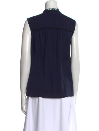 Derek Lam Silk V-Neck Top