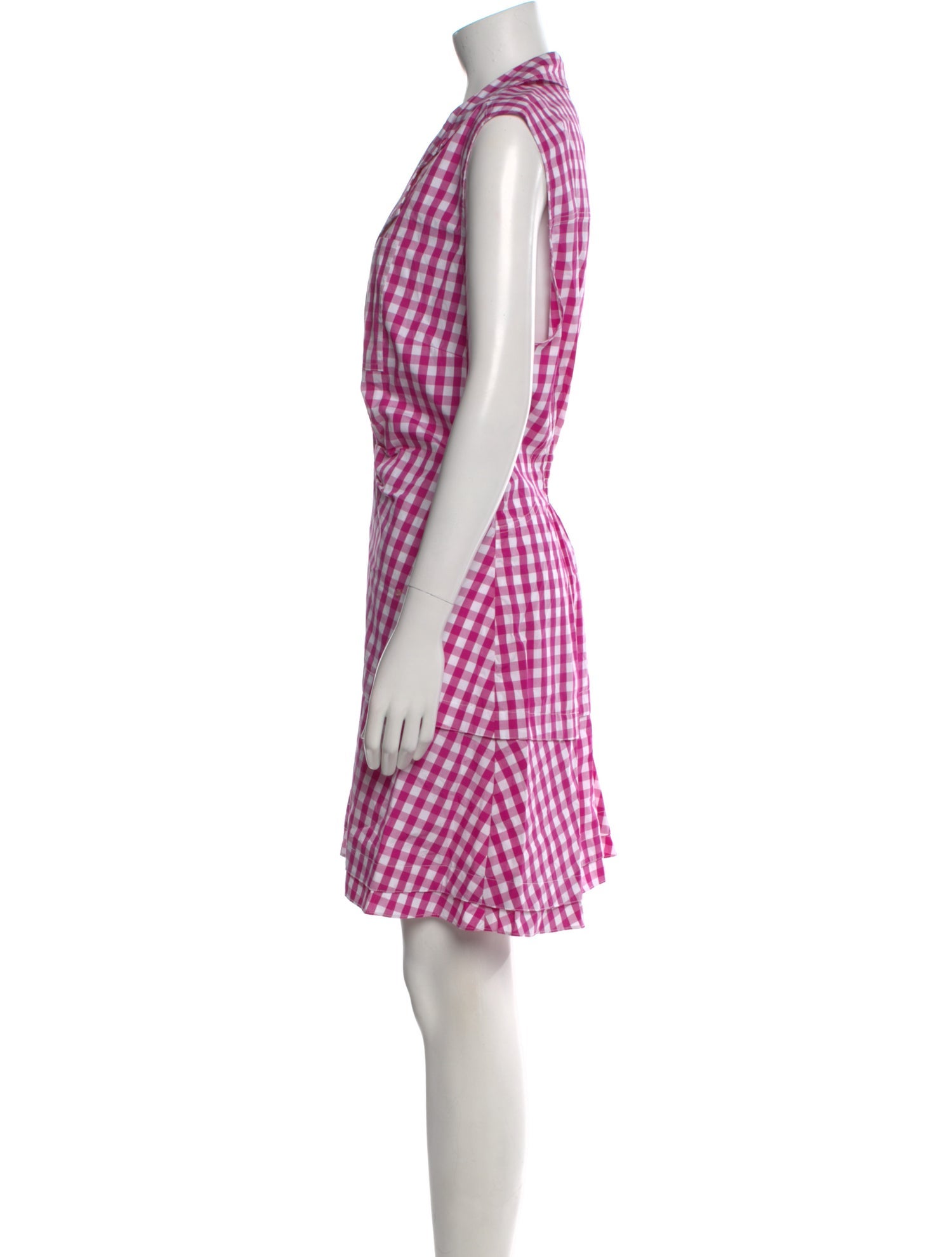 Derek Lam Plaid Print Mini Dress w/ Tags