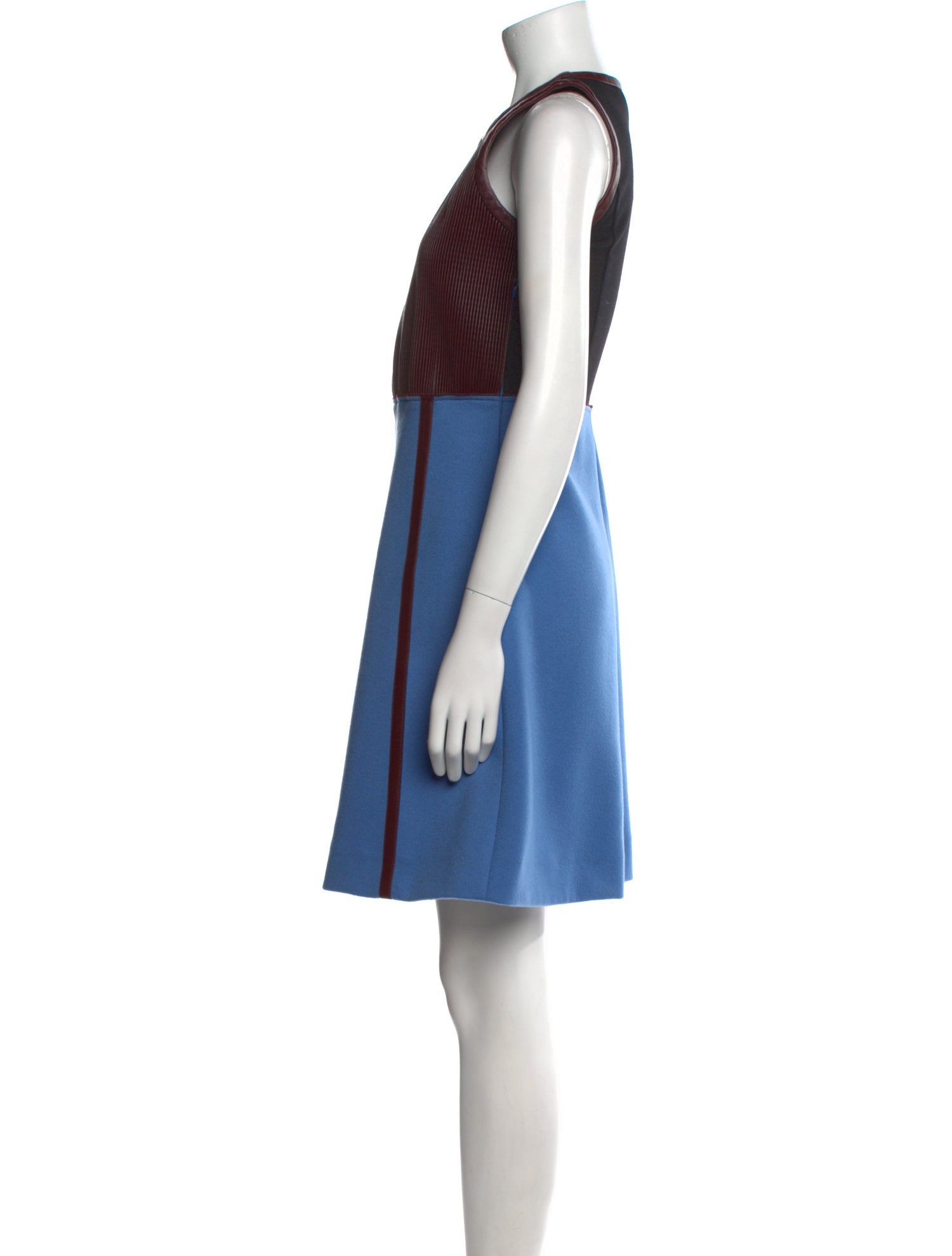 Derek Lam Virgin Wool Knee-Length Dress