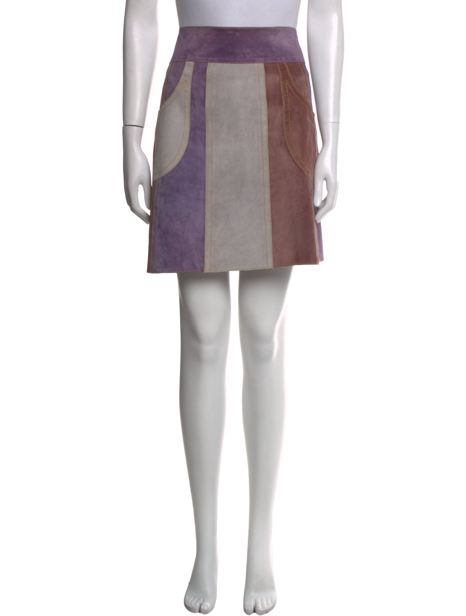 Derek Lam Calfskin Mini Skirt