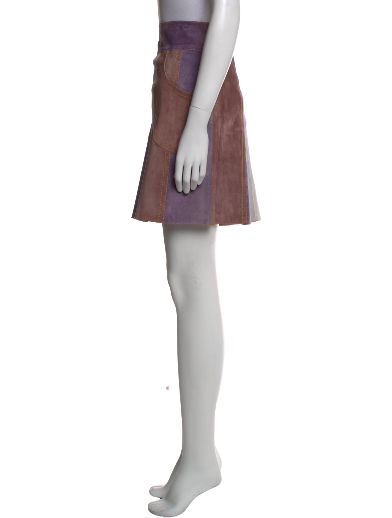 Derek Lam Calfskin Mini Skirt