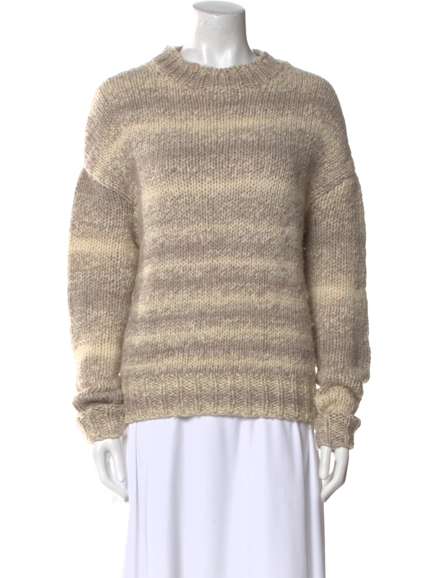 Derek Lam Striped Crew Neck Sweater