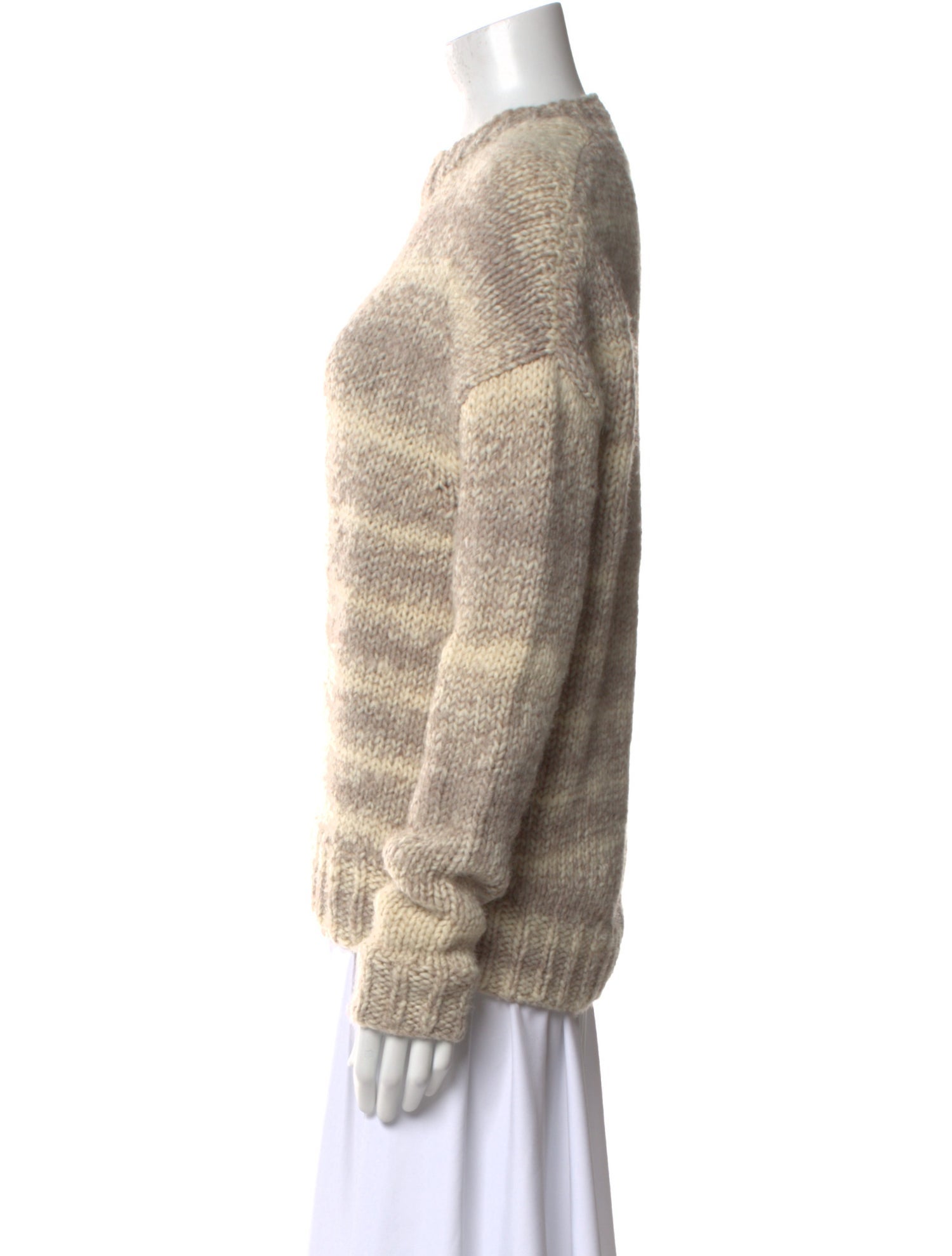 Derek Lam Striped Crew Neck Sweater