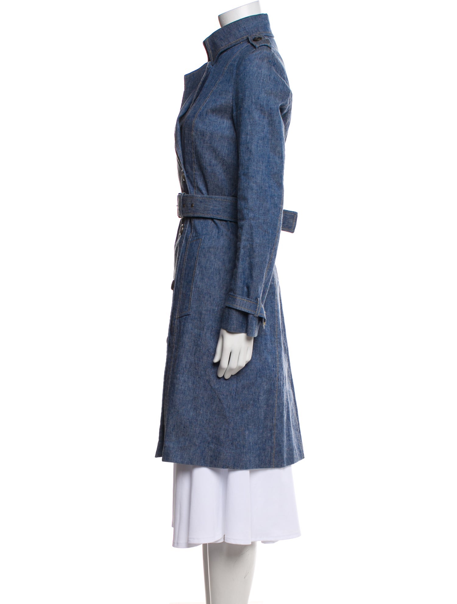 Derek Lam Linen Trench Coat