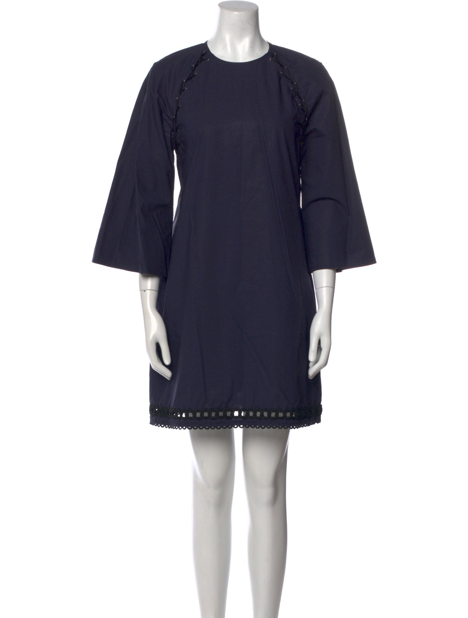 Derek Lam 10 Crosby Crew Neck Mini Dress