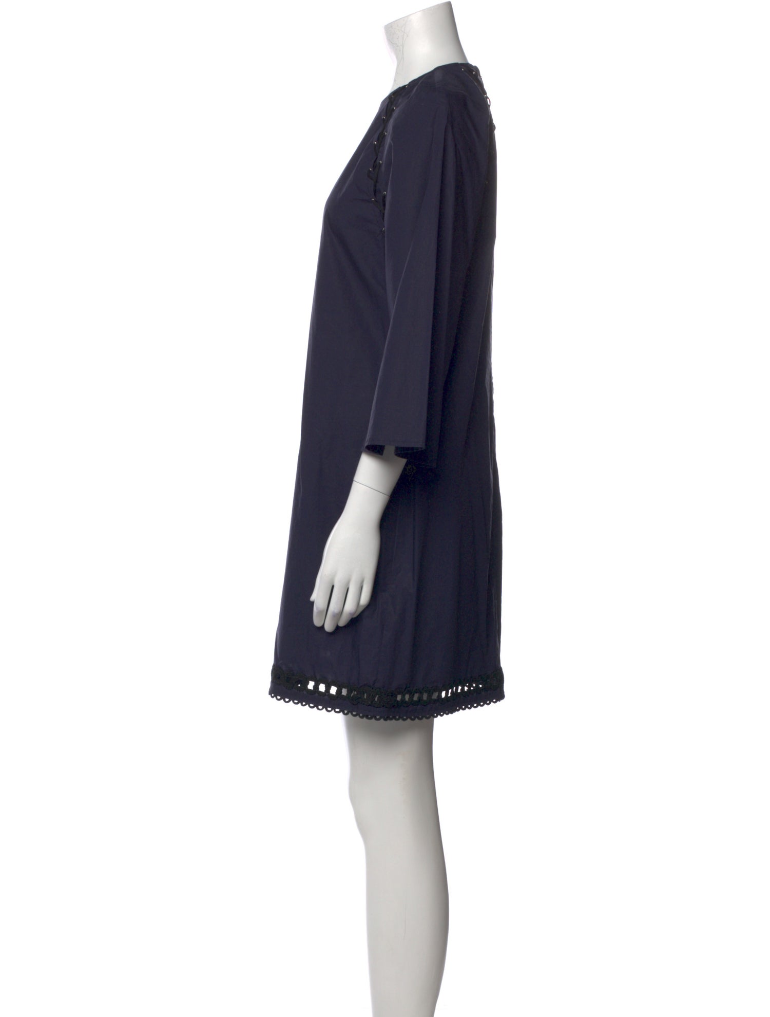 Derek Lam 10 Crosby Crew Neck Mini Dress