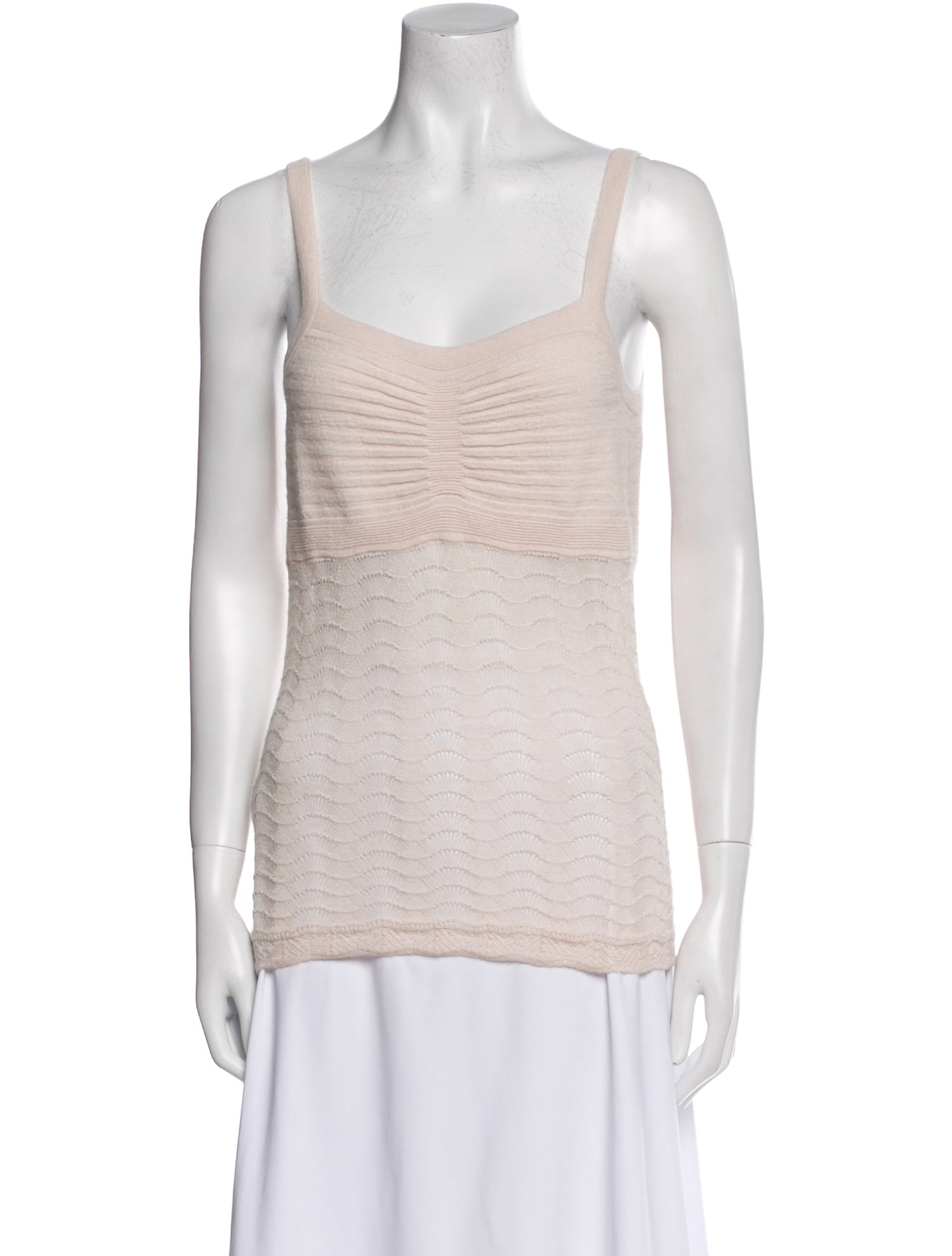 Derek Lam Square Neckline Sleeveless Top