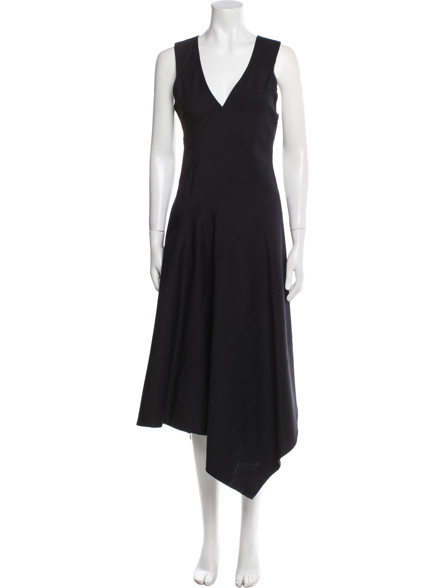 Derek Lam V-Neck Long Dress