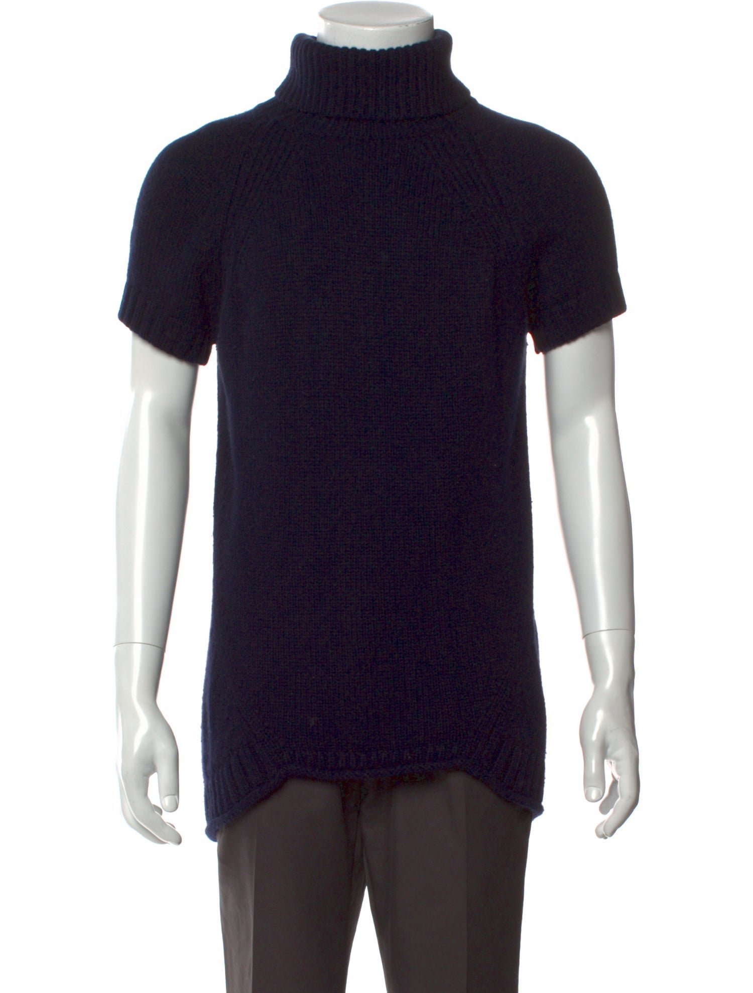 Derek Lam Turtleneck Short Sleeve Pullover