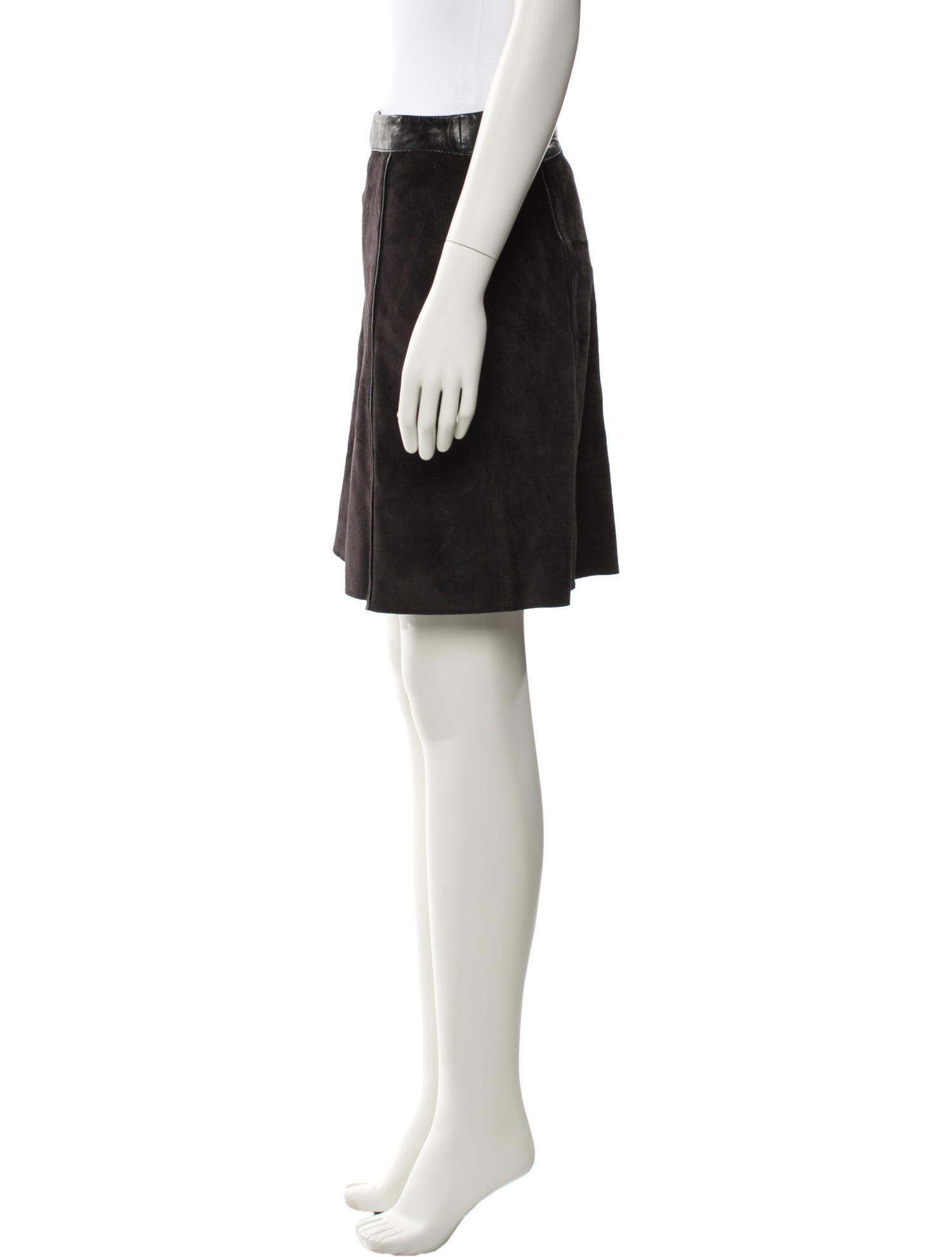 Derek Lam Calfskin Mini Skirt