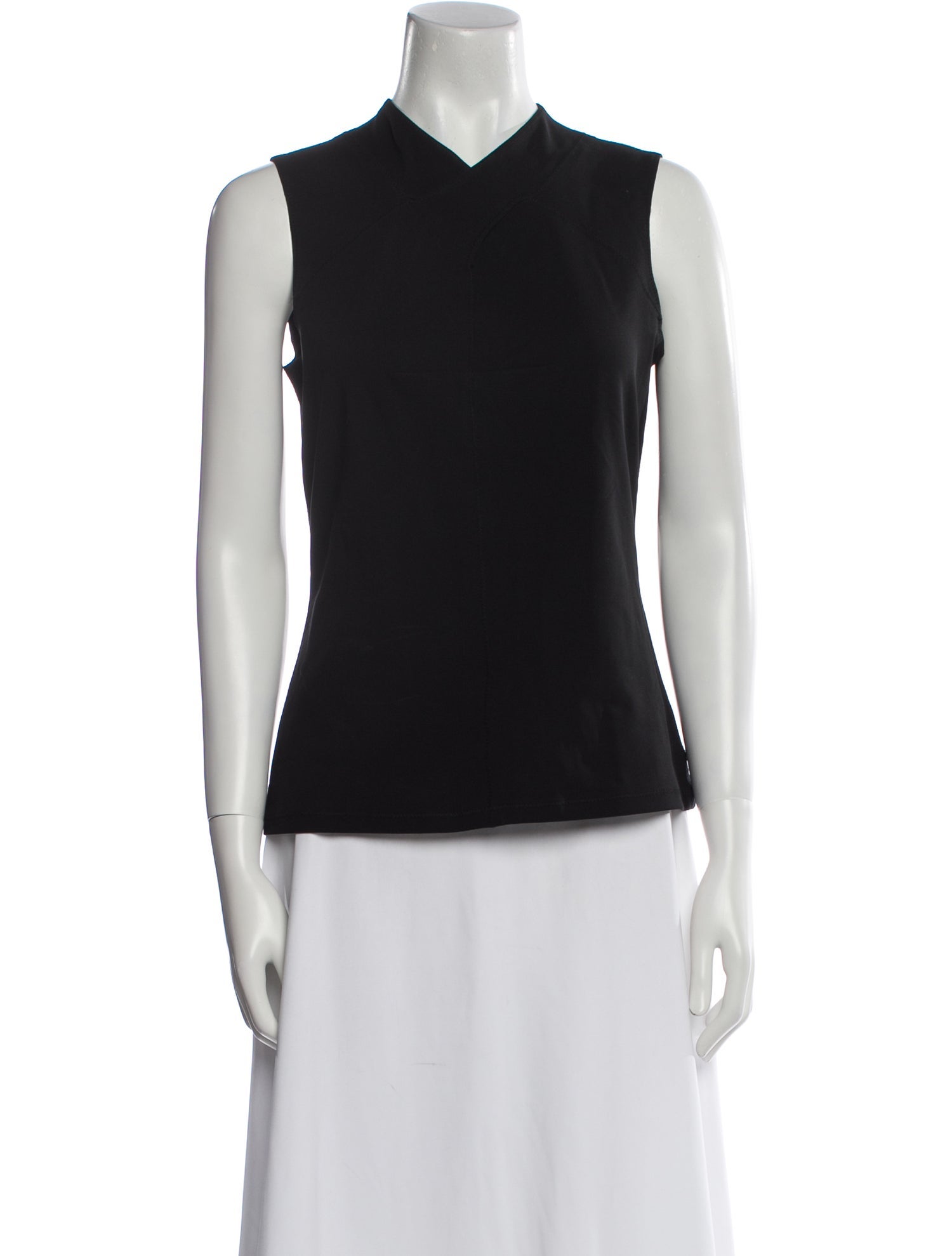 Derek Lam Mock Neck Sleeveless Top